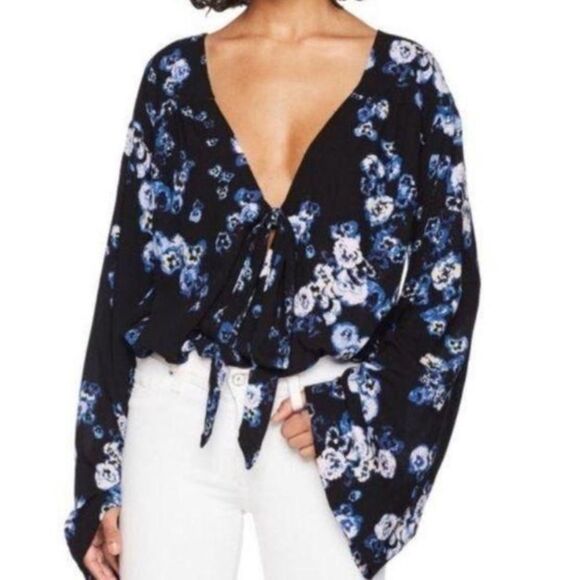 NWT Free People Forties Feels Floral Bodysuit - Picture 6 of 10